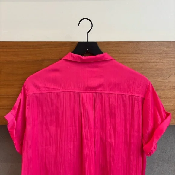 Anthropologie Button up Shirt Short Sleeve, Size S - Picture 9 of 11